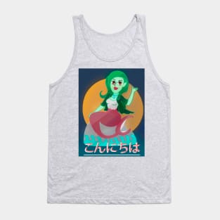 green mermaid Tank Top